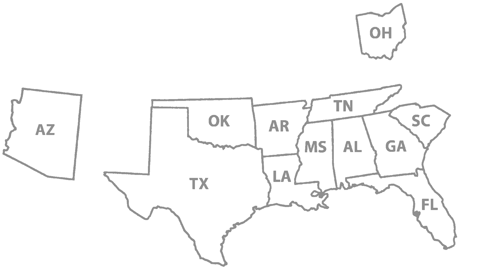 License Coverage Map